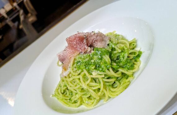 別所沼公園の帰り道にイタリアン　レストラン　『アニマロッサ』へ